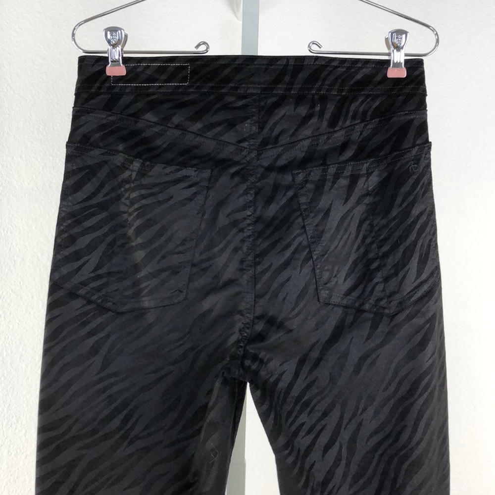 rag & bone Nina Zebra Stripe High Waist Skinny - Picture 5 of 10